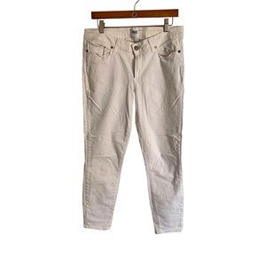 Paige Verdugo Crop White Pants Sz 32